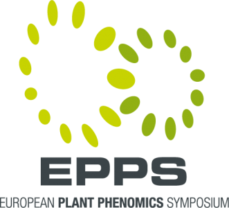 European Plant Phenomics symposium logo represented by two dotted circles, one light green and one dark green, which intersect.