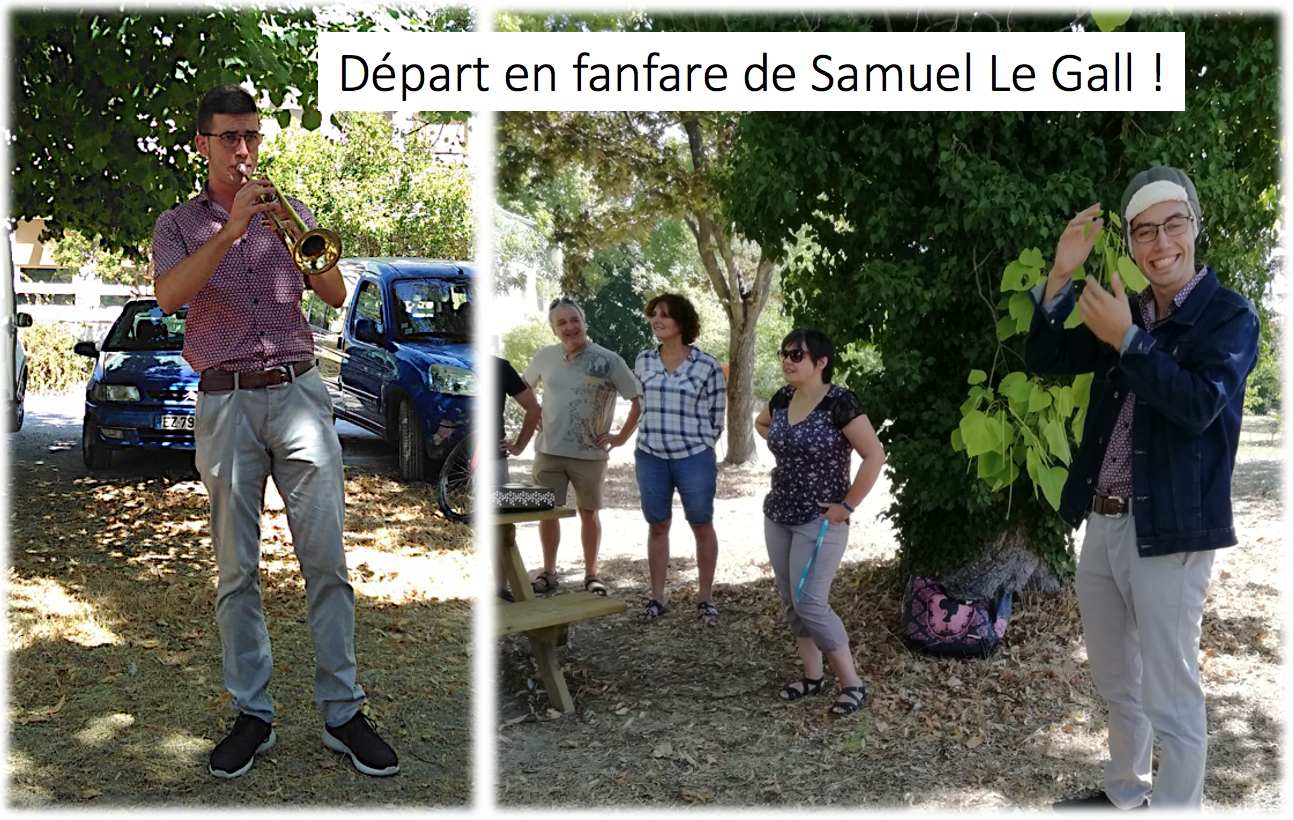 photos du pot de départ de Samuel Le Gall