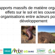 Diapositive de présentation de la 1/2 journée sur restitutions traveaux apports massif MO