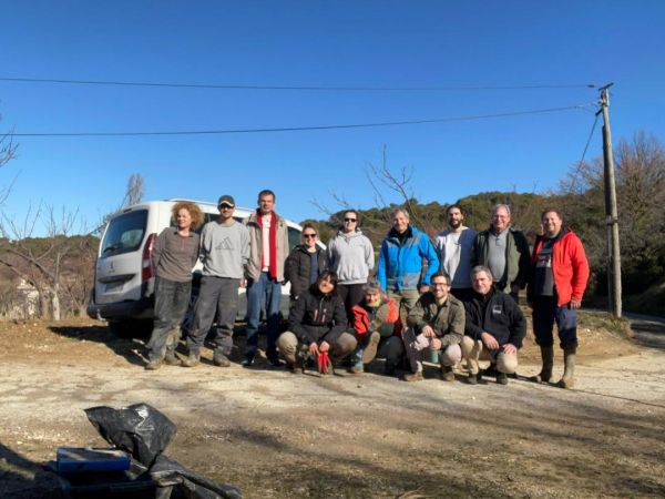Prélèvement février Ouvèze groupe 2